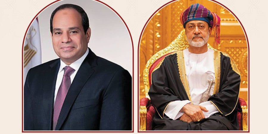جلالة السلطان المعظم يتلقى برقية شكر من رئيس مصر
