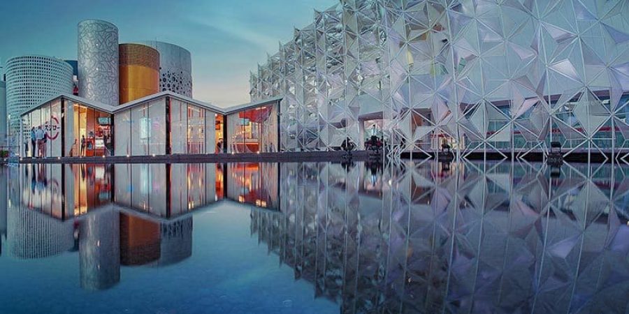 صورة "الإضاءة" (جناح اليابان في دبي إكسبو 2020) للمصور الإماراتي جويبل غارسيستو