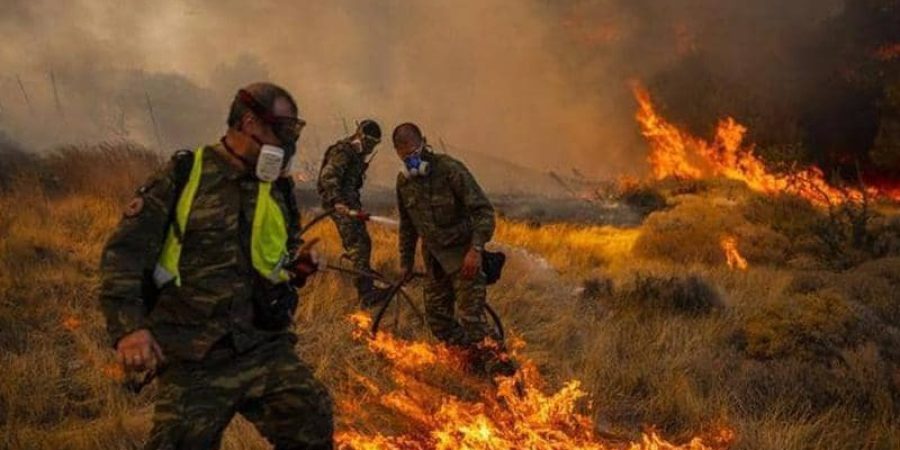 حريق غابات جديد في جنوب شرق أثينا