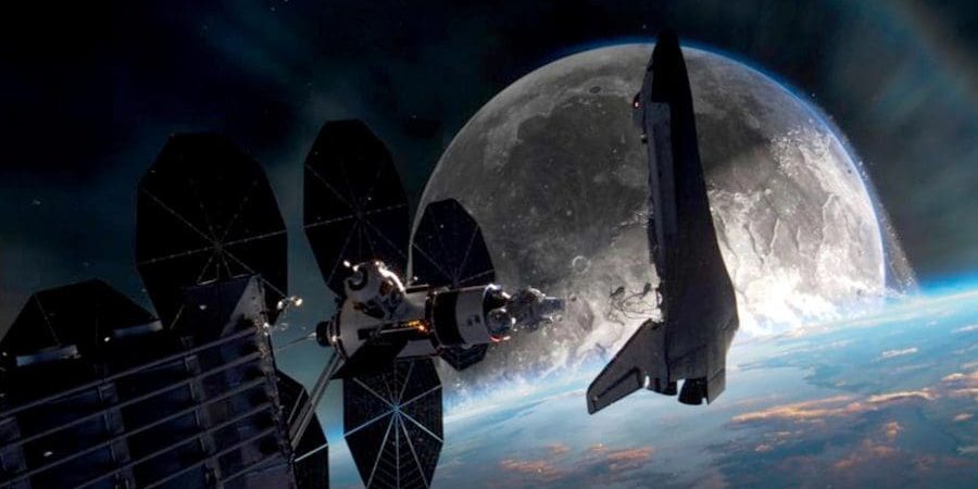 في فيلم سقوط القمر Moonfall تقوم قوة غامضة بإخراج القمر من مداره حول الأرض (لايف ساينس)