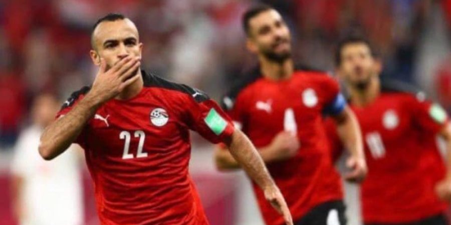 فرحة محمد مجدي أفشة بعد تسجيل هدف المباراة