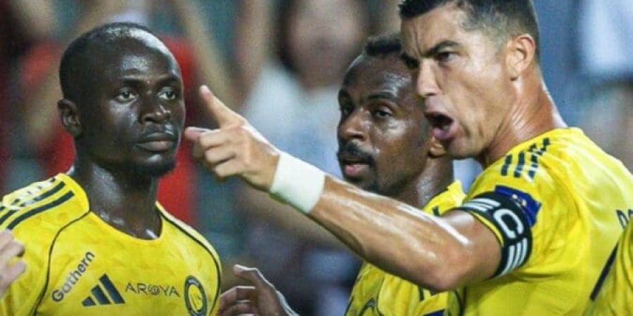 فرحة نصراوية بهدف ماني