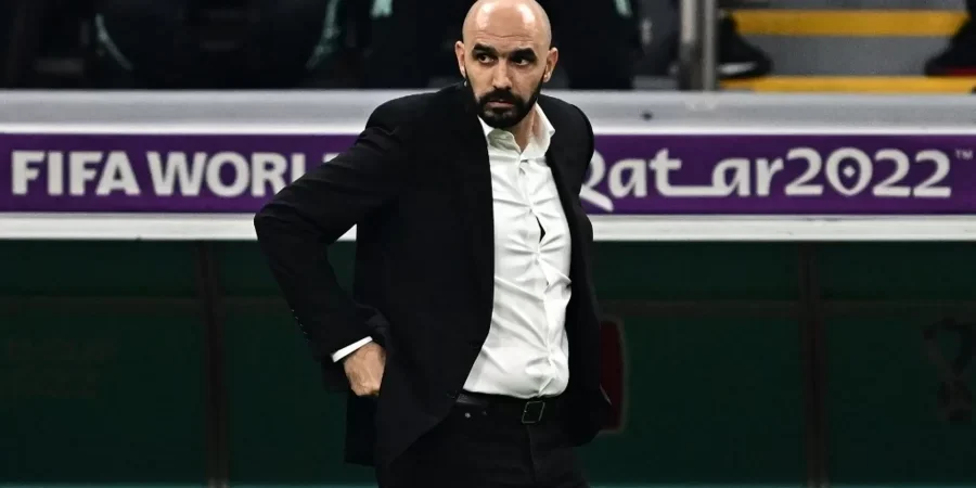 مدرب المنتخب المغربي وليد الركراكي