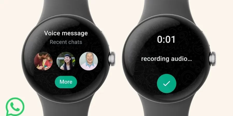 ساعة واتساب