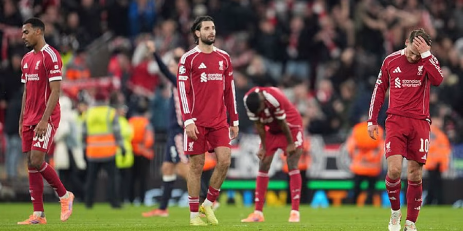 حسرة لاعبي الريدز بعد الخسارة