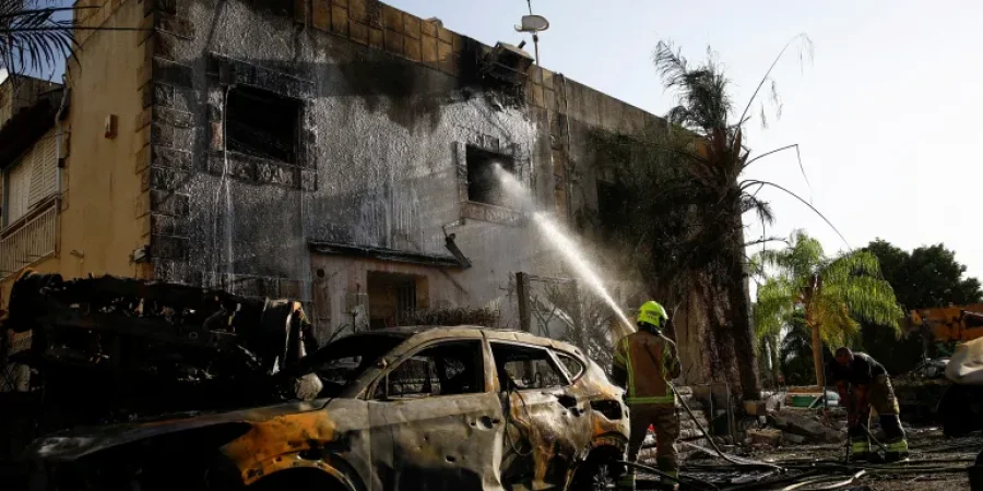 حزب الله شن قصفا قويا على شمال إسرائيل