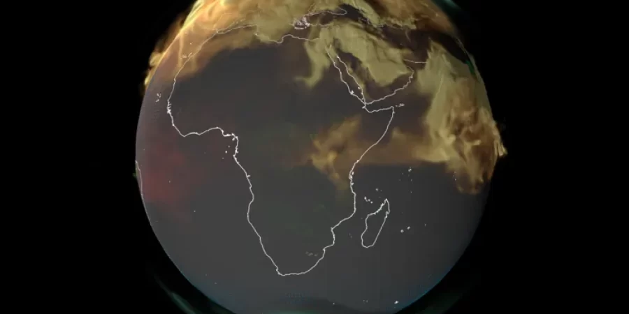 غاز ثاني أكسيد الكربون هو الغاز الدفيء الأكثر انتشارا والذي يتسبب في تغير المناخ العالمي (ناسا)