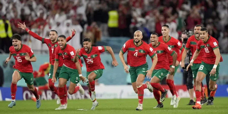 منتخب المغرب في كأس العالم 2022 بعد الفوز على نظيره الإسباني بركلات الترجيح