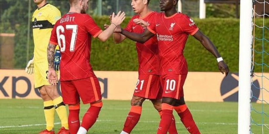 فرحة سيدو ماني بعد تسجيل هدف التعادل