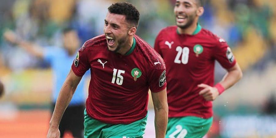 فرحة نجم المغرب سليم أملاح بالهدف الأول