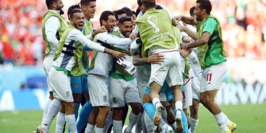 فرحة نجوم إيران بالفوز التاريخي