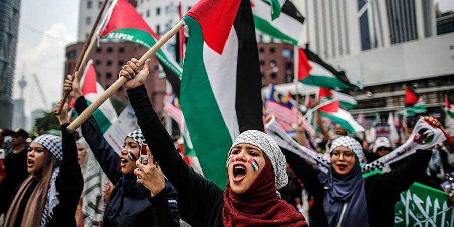 مسيرة في كوالالمبور بماليزيا داعمة لفلسطين (الأوروبية)