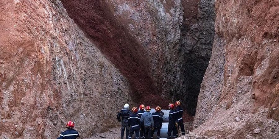 الصخرة التي تسببت في تأخر فريق الإنقاذ ووفاة الطفل ريان