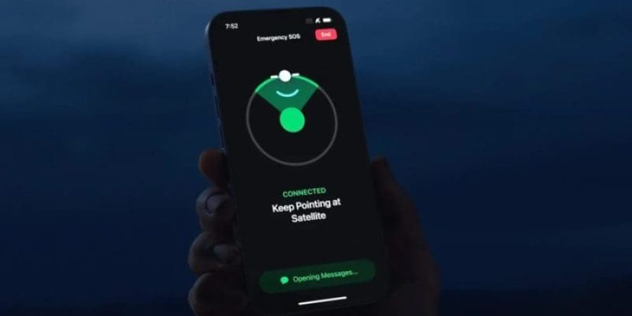 اتصال آيفون بالأقمار الصناعية