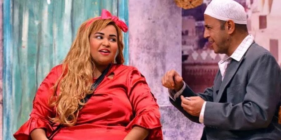 الممثلة ويزو تظهر في معظم مسرحيات "مسرح مصر" كمادة للسخرية من وزنها الزائد (مواقع التواصل)