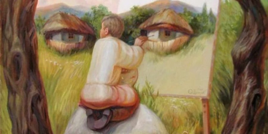 ماذا رأيت للوهلة الأولى في الصورة؟