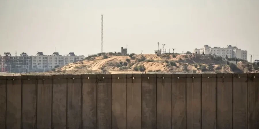 الجدار العازل على حدود قطاع غزة