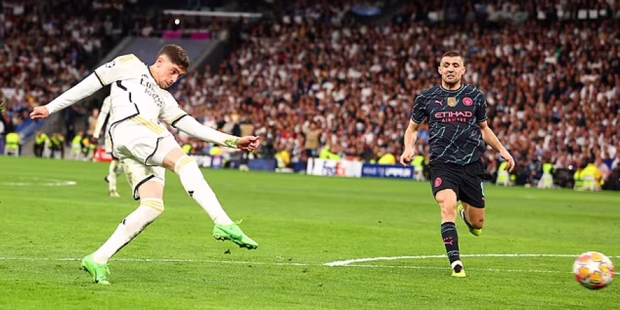 من لقاء ريال مدريد و مانشستر سيتي