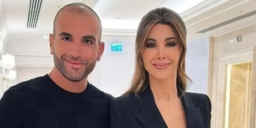 نانسي عجرم مع مدون السفر الإسرائيلي إيتزيك بلاس