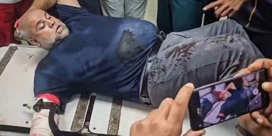أصيب وائل الدحدوح مراسل قناة الجزيرة وسامر أبو دقة مصور القناة