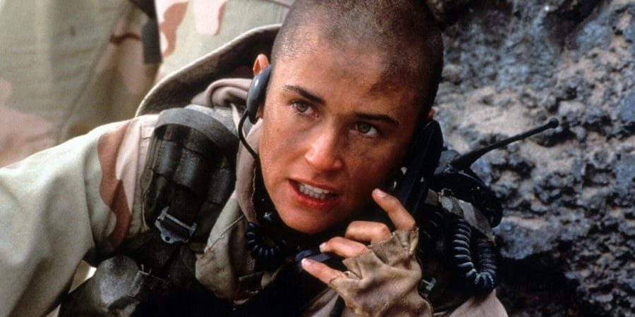 ديمي مور في فليم ‘G.I. Jane’