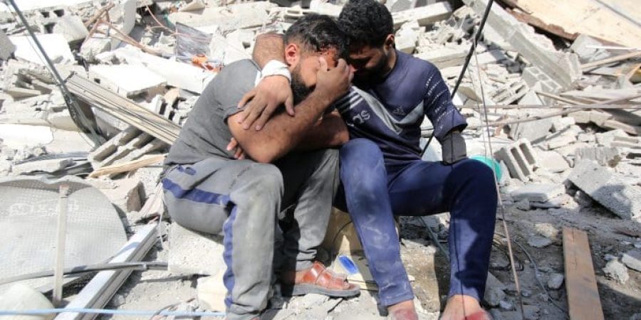 دمار شامل لمنازل الفلسطينين من قبل الاحتلال الإسرائيلي  في قطاع غزة
