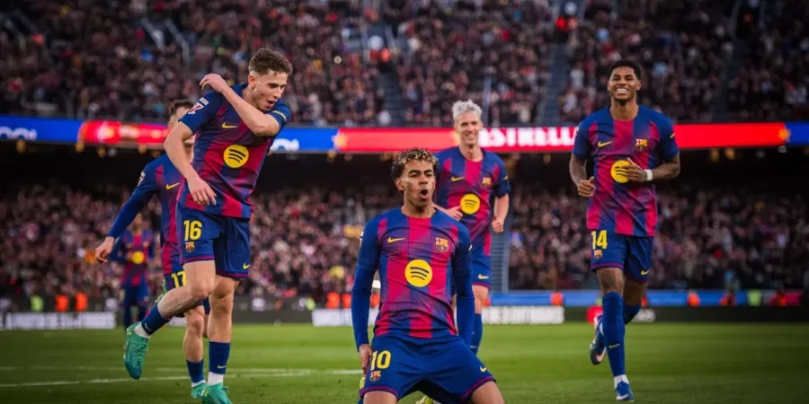 برشلونة يتفوق على ريال مايوركا بالثلاثة