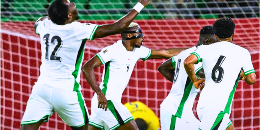 فرحة نيجيريا بالفوز