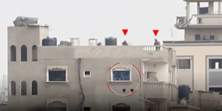 القسام توثق استهداف منزل تحصنت فيه قوة إسرائيلية