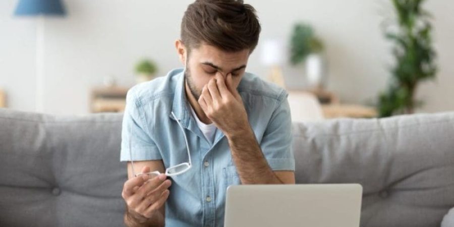 إرهاق العمل عن بعد
