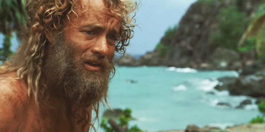 توم هانكس في فيلم cast away | تعبيرية