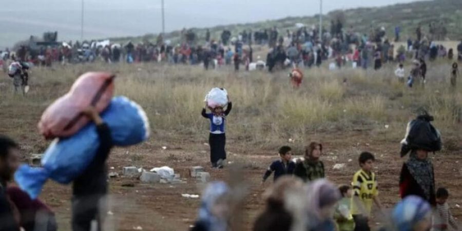 moi749219386 نزوح 150 ألف سوري بسبب القتال في حلب