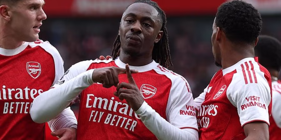 آرسنال فرحة لاعبي آرسنال بالهدف