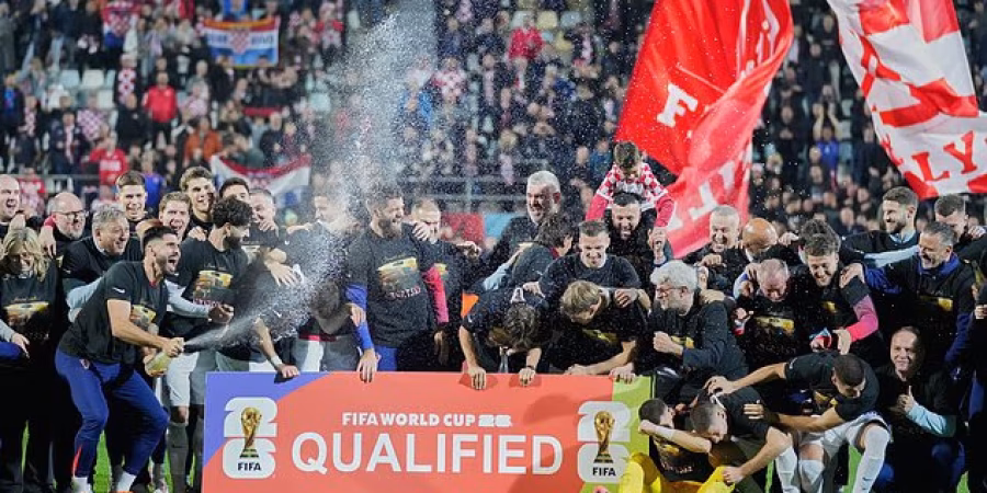 فرحة كرواتية بعد التأهل