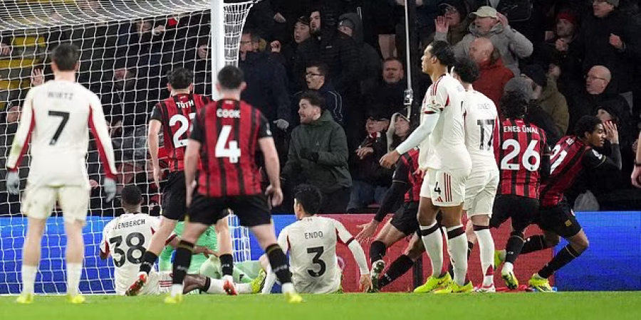 سقوط مفاجئ لليفربول