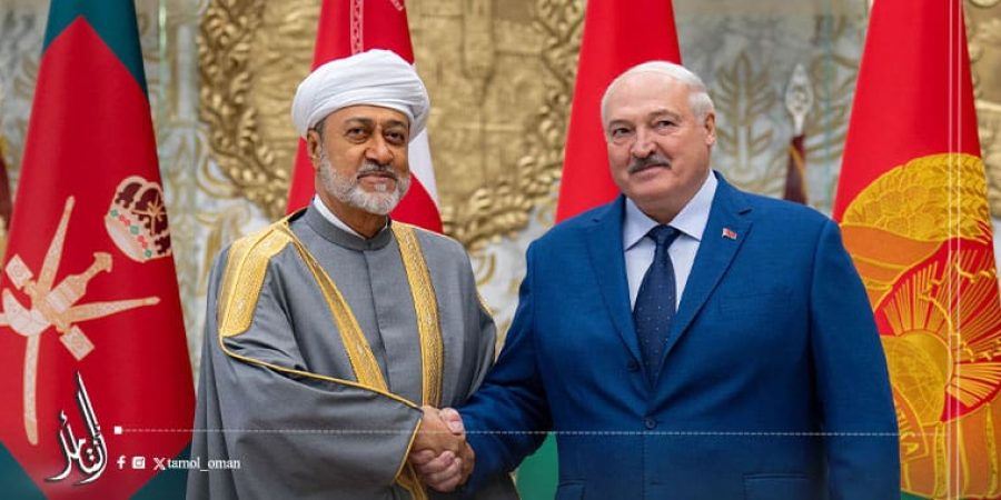 سلطان عمان ورئيس بيلاروس