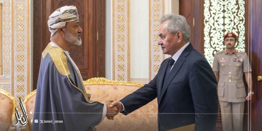 سلطان عمان يستقبل سكرتير مجلس الأمن الروسي