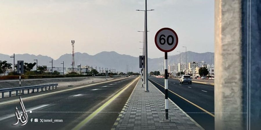 فتح الحركة المرورية بالطريق الرابط بين دوارين بولاية العامرات