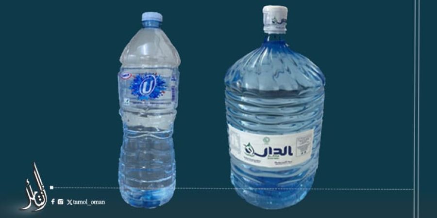 علامة-تجارية تحذير من استخدام أو استهلاك منتج مياه معبأة لعلامتين تجاريتين