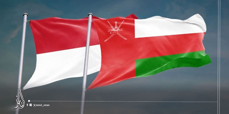 علم عمان واندونيسيا