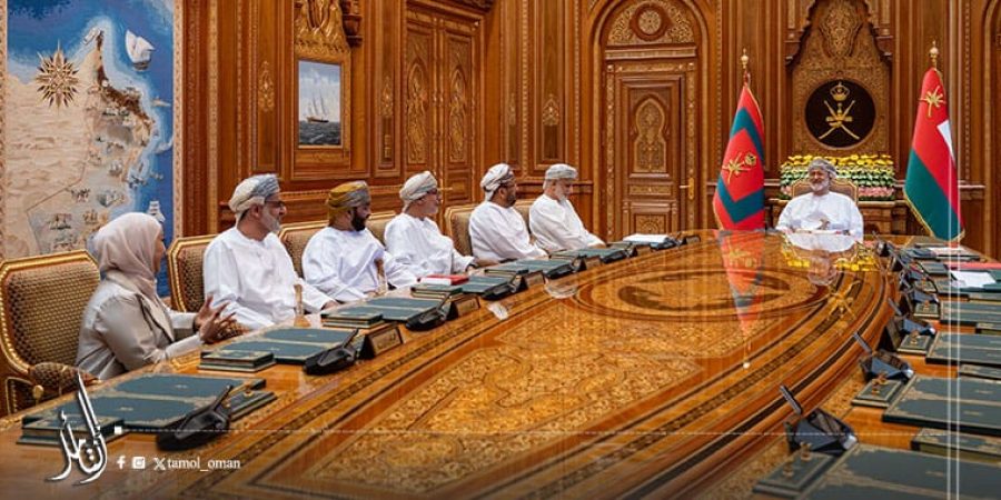 جلالة السلطان المعظم يستقبل رئيس وأعضاء مكتب مجلس الدولة