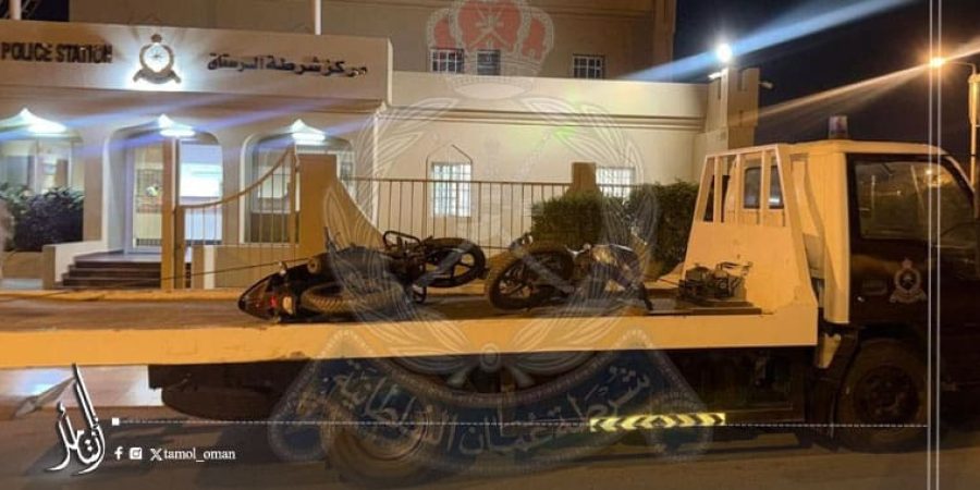 ضبط عدد من الدراجات النارية والمركبات المخالفة.