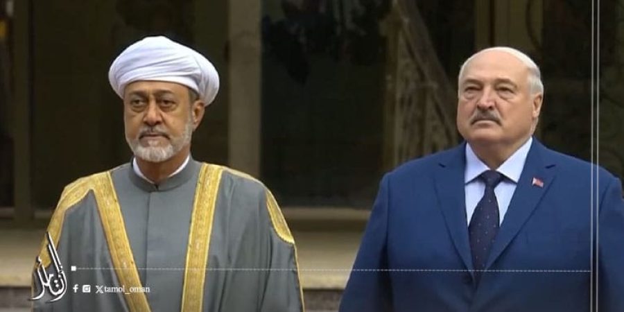 جلالة السلطان ورئيس بيلاروس