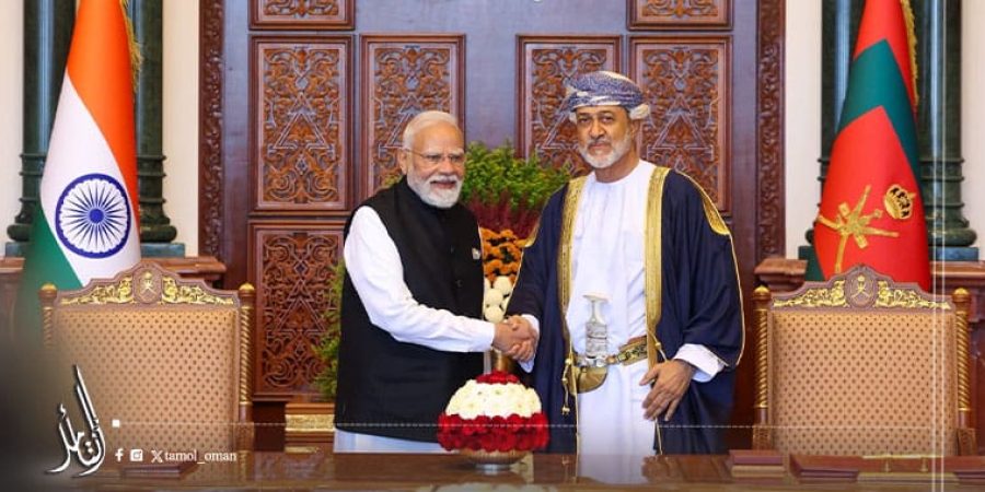 سلطنة عمان والهند توقعان اتفاقية الشراكة الاقتصادية الشاملة