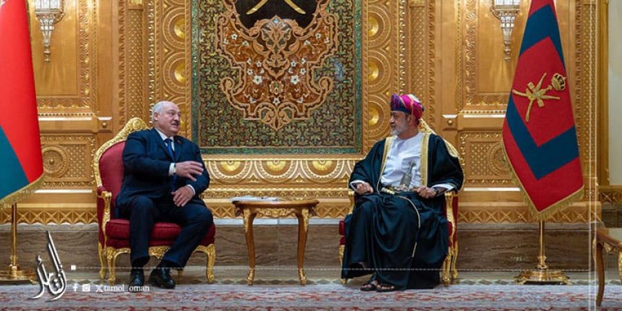 سلطان عمان ورئيس بيلاروس