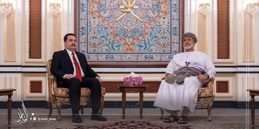 جلالة السلطان يقيم مأدبة عشاء تكريمًا لرئيس الوزراء العراقي
