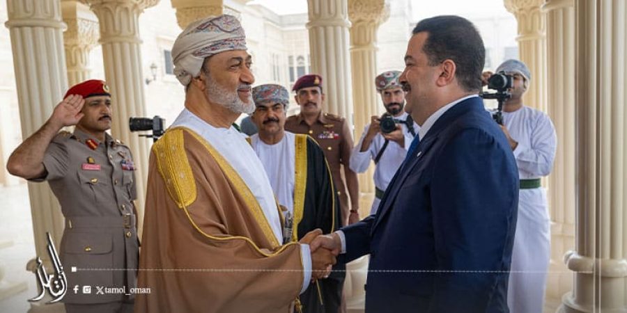 جلالة السلطان المعظم ورئيس الوزراء العراقي